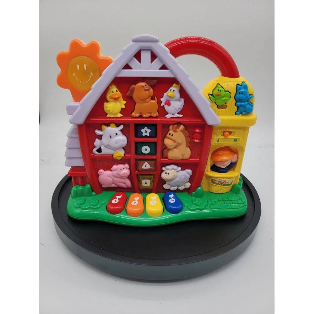 Navy Star Musical Talking Learning Farm Carry Along Toy with Animal Sounds